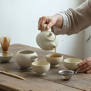 르베이지 매트 3인 다기세트