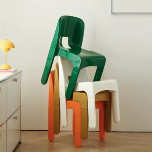 [예약판매] 미코 미니얼 일체형 인테리어 카페 식탁 의자 5colors