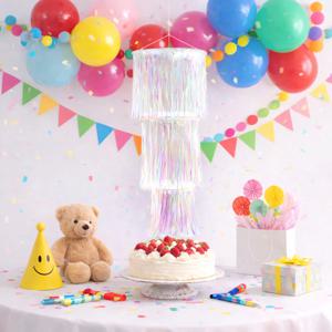 3단 샹들리에 홀로그램 수술 파티 장식 행사 축제 이벤트 데코 소품