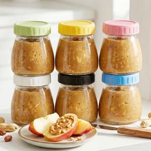 헥사 에코링 플라스틱 뚜껑 유리병 53mm 바이브자120 6P 캔디병