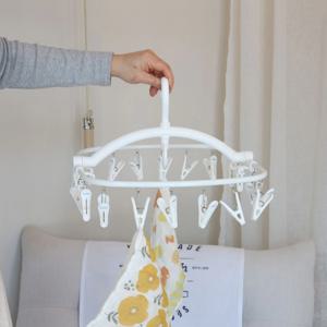 프레디렉 런더리 클립 빨래집게 세탁집게 다용도 집게 20P 세트 접이식 행거