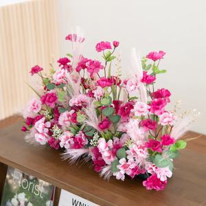 인테리어 조화 진달래 봄꽃 실크 대형 센터피스 꾸미기 소품 장식