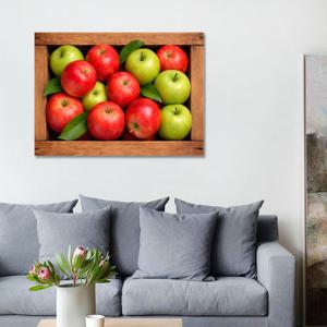 빨간 사과 청사과 캔버스 액자 돈들어오는 풍수인테리어 그림