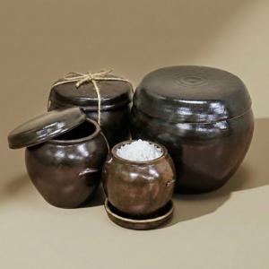 미니 장독대 항아리 단지 옹기 국산 작은 소금 항아리