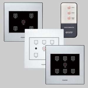 나노 터치 스위치 아트2 전자식 스마트 무선 전등 전기커버 (리모컨별매)