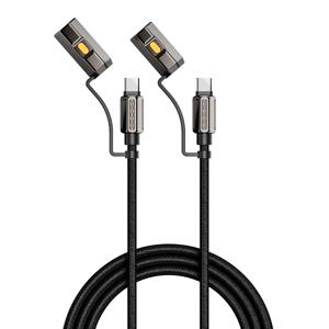 디큐브 LED & 시가 라이터 케이블 PD 3.1 240W CtoC 초고속충전 1.2m