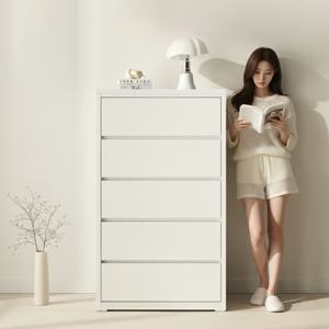 엘토 깊은 5단서랍장 단스 드레스룸 옷 안방 높은 서랍장 800