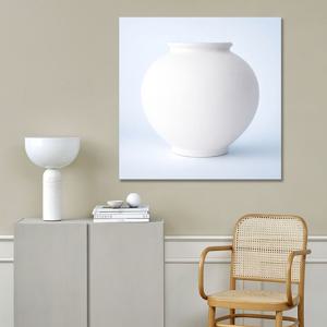 다복 달항아리 블루 캔버스 액자 돈들어오는 풍수인테리어 그림