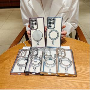 갤럭시 S26 케이스 호환 S26 S25 S24 S23 S22 FE 공용 큐빅 맥세이프