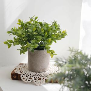 홈카페 인테리어 생화같은 로즈마리 허브 다육이 테이블 미니 인조 조화 꽃 화분 애플민트