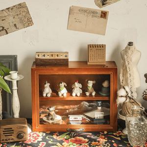 빈티지 우드 장식장 수납함 정리함