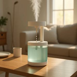 물멍 가습기 거꾸로 무드등 조명가습기