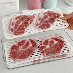 냉장고 정리 삼겹 목살 생선 육류 고기 보관 밀폐 용기