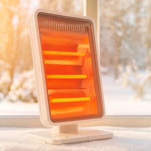 전기 스토브 풋터치 캠핑용 탁상용 사무실 원룸 욕실 난로 PTC 미니 휴대용 난방기