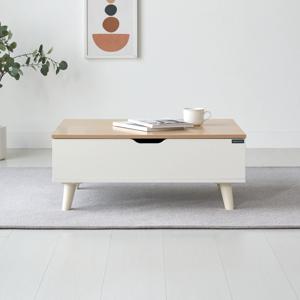 리턴 리프트업 거실 소파 테이블 2type 2colors