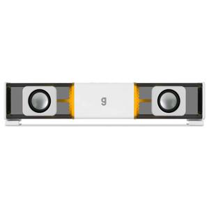 슈퍼히어로 G-SHOT 트랜스 RGB 페어런트 우퍼 컴퓨터 사운드바 화이트