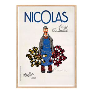 NICOLAS (1930) _ 프랑스 와인 광고 빈티지 포스터