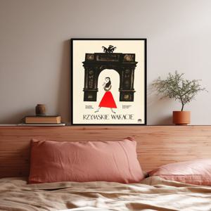 로마의 휴일 영화 포스터 액자 - 폴란드