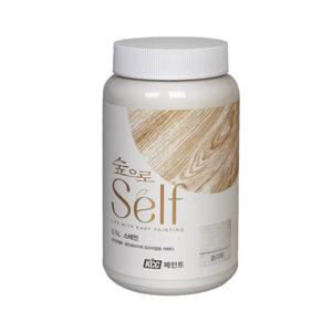 숲으로셀프 우드스테인 수성 셀프 목재 가구 원목 스테인 나무색페인트 가구리폼 0.5L