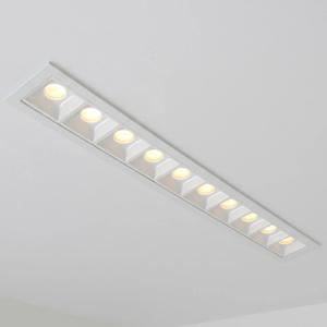 에코스타 멀티 매입등 10구 20W 사각 오스람칩 플리커프리 안티글레어 2color