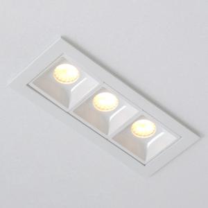 에코스타 멀티 매입등 3구 6W 사각 오스람칩 플리커프리 안티글레어 2color