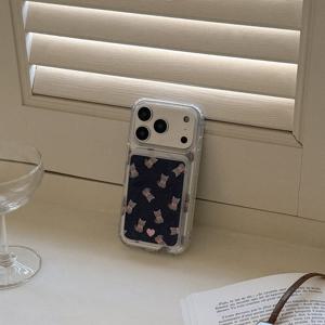 denim cat 디자인 맥세이프 젤하드 폰케이스