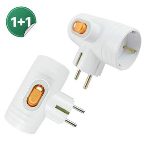 1+1 국산 선없는 절전 T자 멀티탭 스위치 3구