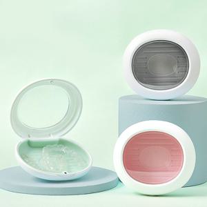 고급 자석 투명 교정기 케이스 하드 타입 위생 보관함 리테이너 마우스피스 인비절라인