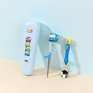 릴팡 타요 모션스텐젓가락 스푼케이스 3P 세트(1단계) / TY8958