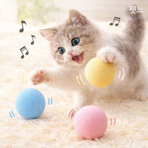 고양이 공놀이 혼자노는 이갈이 멜로디 장난감 스트레스 해소 캣닢볼 3종세트