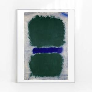 마크 로스코 Green Divided by Blue, 56 x 71 cm