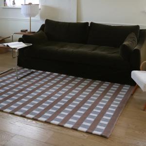 [리퍼] 미카엘 트윈 스트라이프 단모 거실카페트 인테리어 거실 러그