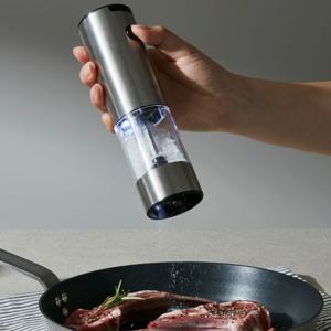 LED 세라믹 스텐 전동그라인더 통후추 소금 참깨갈이 페퍼밀 솔트밀