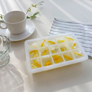 실리콘 아이스몰드 사각 15구 (화이트)