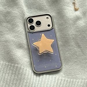 little star 디자인 실버 에폭시 범퍼케이스