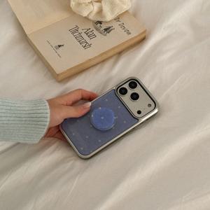 little star 디자인 실버 맥세이프 범퍼케이스