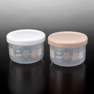 재팬 N.K/쿠마쿠마 포트 보존 용기/반찬보관통/간식보관-중