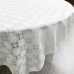 북유럽풍 레이스 와이드 식탁보 방수코팅 테이블보 테이블커버