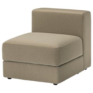 예테보 소파커버 1인용 모듈+수납 요한네스호브 브라운베이지