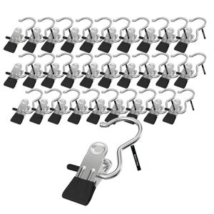 다용도 논슬립 1단 집게 옷걸이