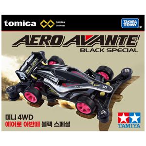 토미카 프리미엄 언리미티드 미니 4WD 에어로 아반테 블랙 스페셜 다이캐스트 장난감