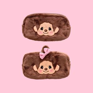 몬치치 캐릭터 인형 사각 필통 파우치