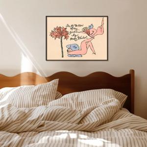 앤디워홀 그림 빈티지 일러스트 아이방 인테리어액자 나의 정원 천사