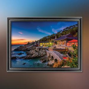 일출이 아름다운 해동용궁사 미니 직소퍼즐 액자세트 2000피스