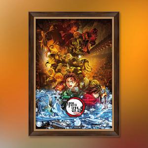 귀멸의 칼날 무한성편 제1부 A 직소퍼즐 액자세트 1000피스 극장판