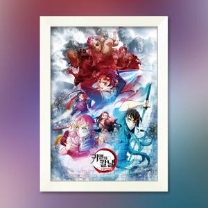 귀멸의 칼날 3기 도공 마을편 상 직소퍼즐 액자세트 1000피스