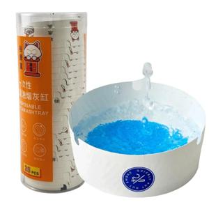 일회용 재떨이 25p 업소용 휴대용 야외 담배 꽁초 수거함 쓰레기통 재털이 흡연 트레이