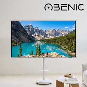 오베닉 이동식 스탠드 대형 거치대 삼성 LG 이젤형 TV 모니터 삼탠바이미 티비 무타공