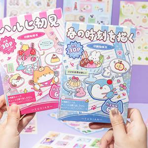 캐릭터 데코 스티커 귀여운 키치 음식 다꾸스티커 다이어리 꾸미기 폰꾸