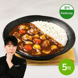 쵸이닷 직원식당 일본식 치킨 카레 200g x5팩
